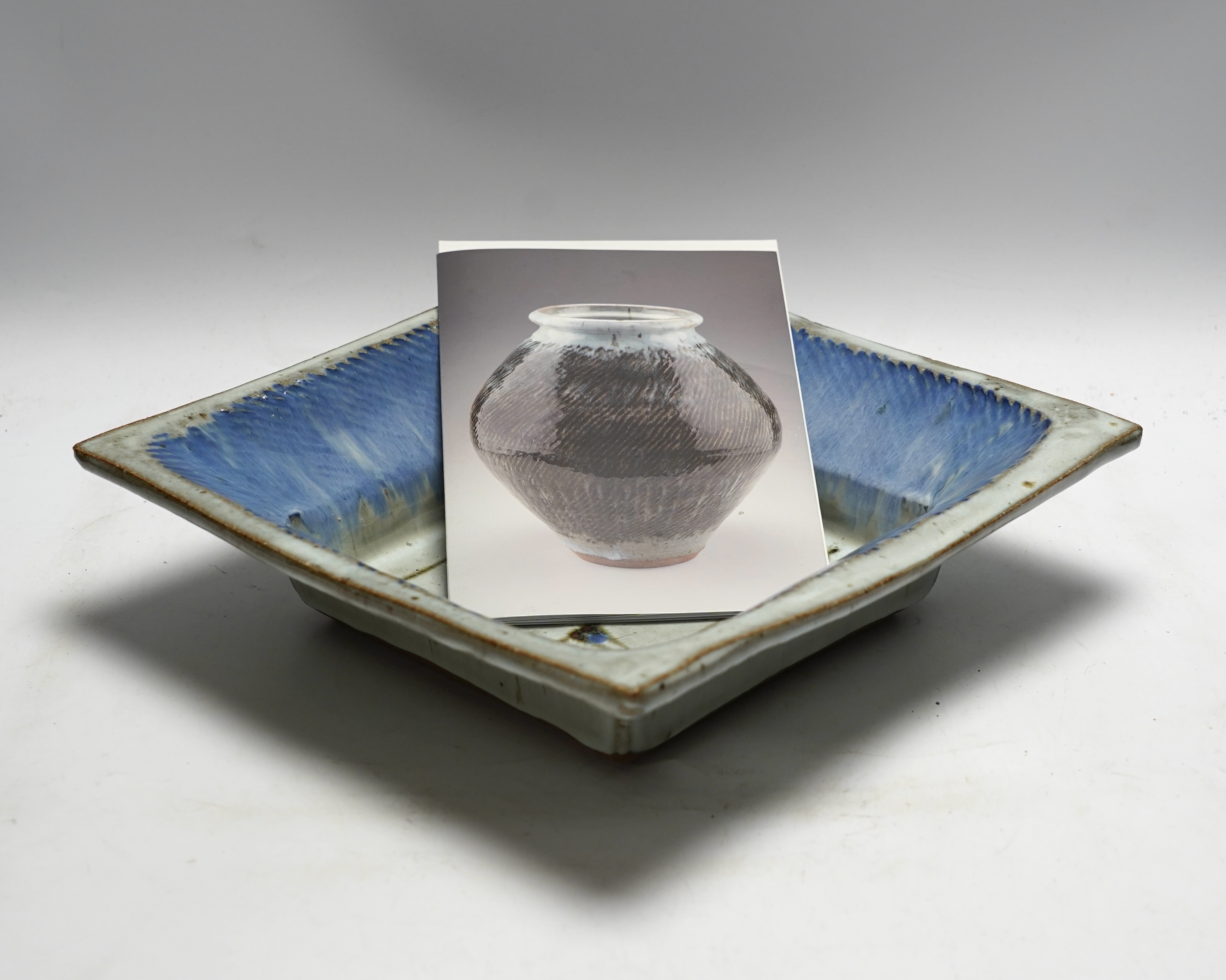 William Plumptre (b.1959), a studio pottery bowl, 30cm sq.